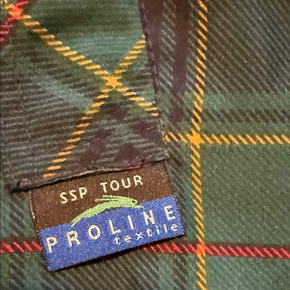 Saint Andrews Links Tartan Rain Jacket Made in Scotland Size L - Picture 5 of 10